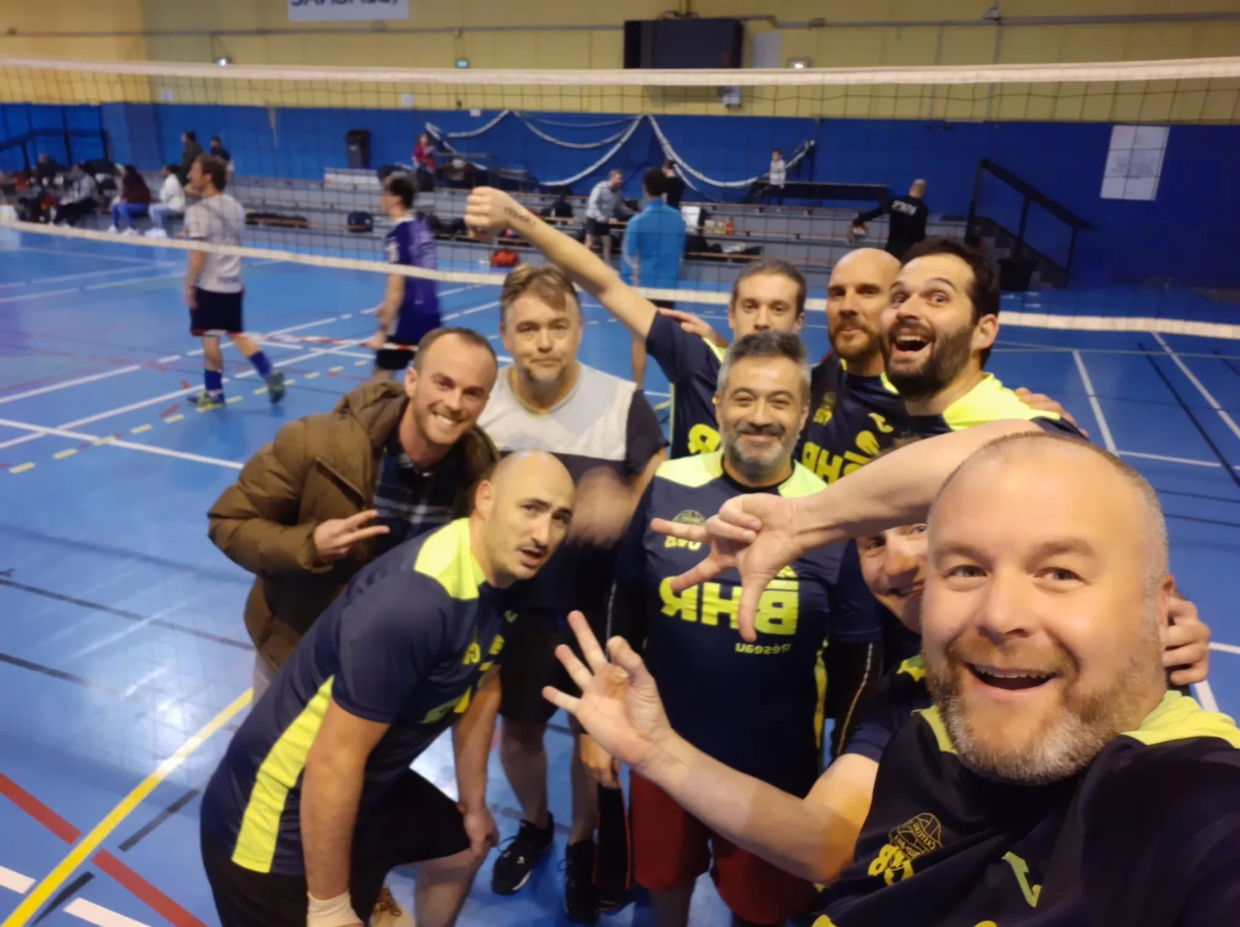 Photo des débuts du Castelnau Volley-Ball