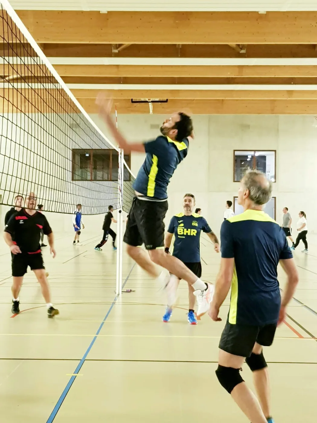 Match du Castelnau Volley-Ball en compétition FSGT