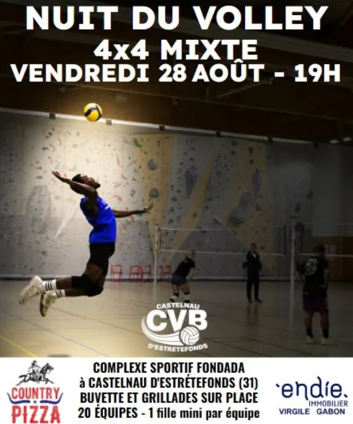 Tournoi! 5ème nuit de Volley du CVB !